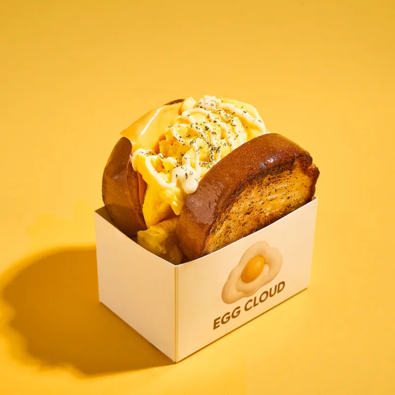 The OG Cloud egg sandwich on milk bread